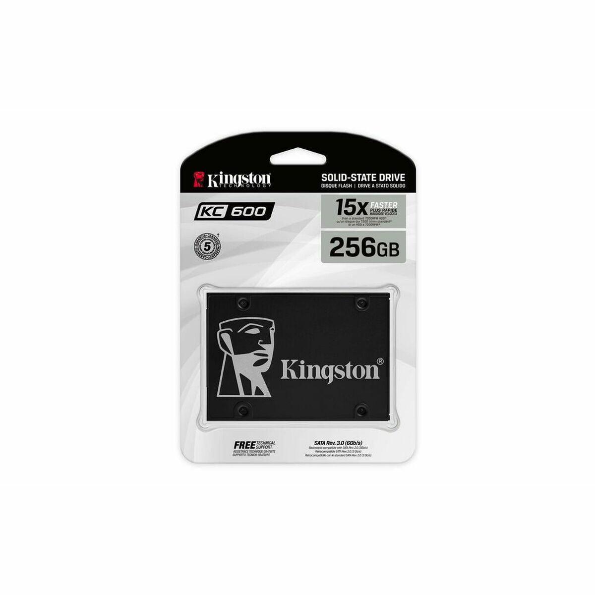 Hard drive Kingston KC600 256GB SSD