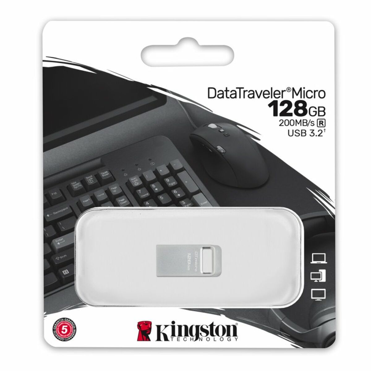 USB Pendrive Kingston DataTraveler DTMC3G2 128GB 128GB