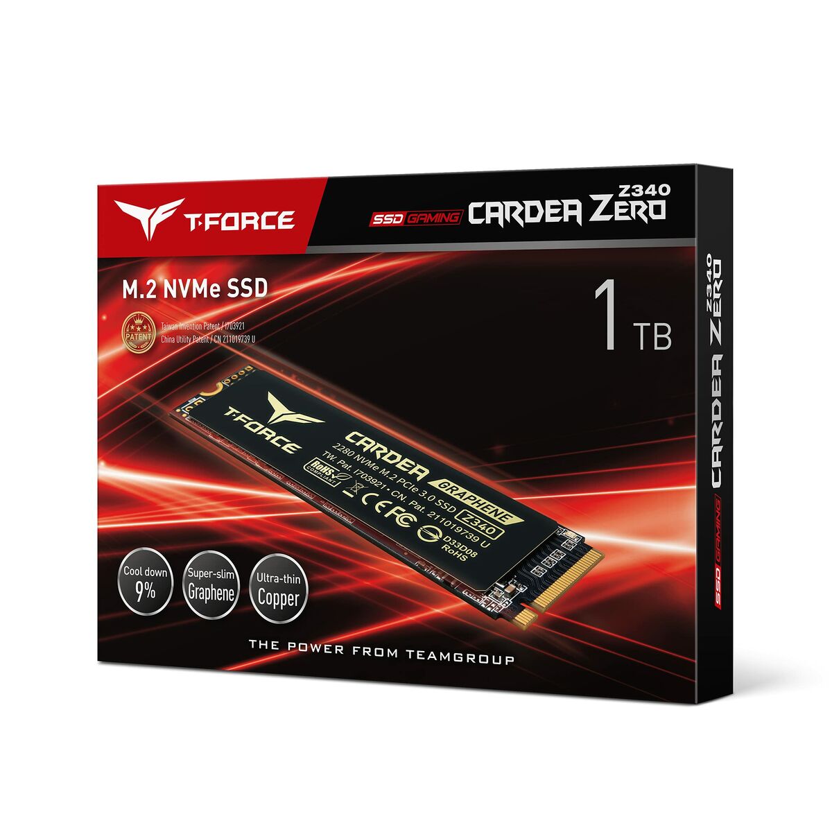 Festplatte Team Group CARDEA ZERO Z340 1 TB SSD