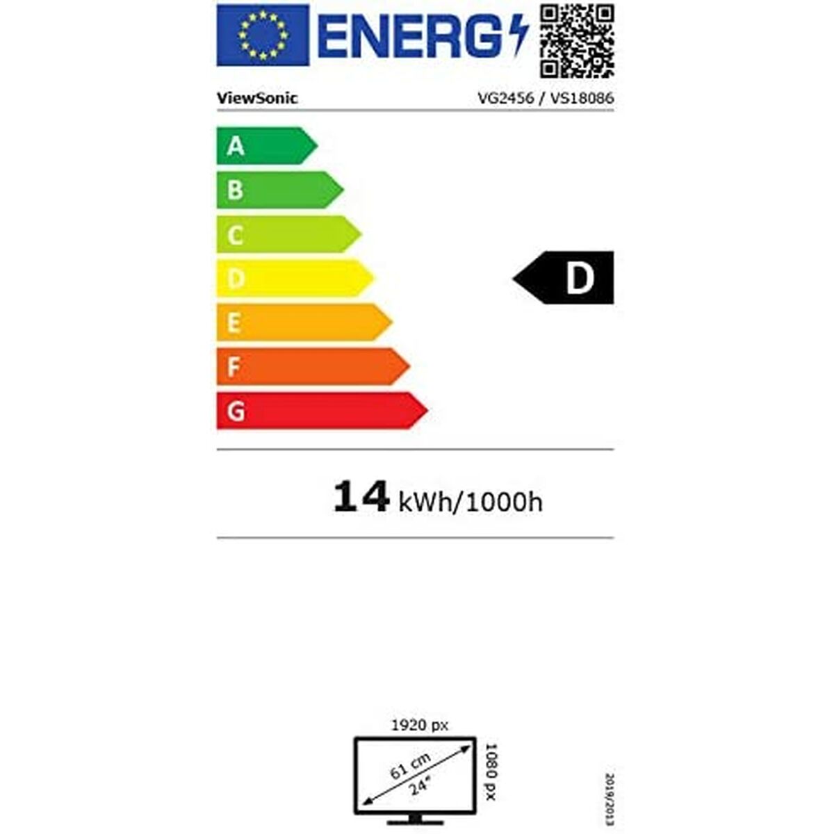 Full HD Monitor ViewSonic VG2456 23.8" IPS LED