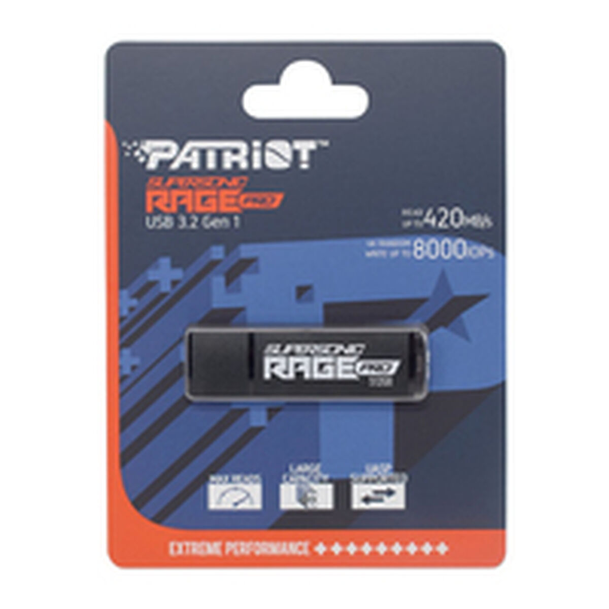 USB Pendrive Patriot Memory PEF512GRGPB32U Schwarz 512 GB