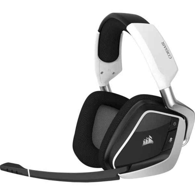 Bluetooth headphones with microphone Corsair VOID RGB ELITE Wireless White Black/White