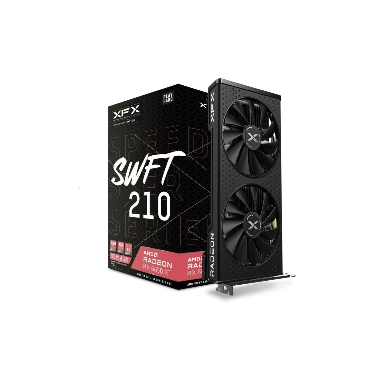 Single GPU Grafikkarte XFX Radeon RX 6650 XT Speedster SWFT210 8GB GDDR6