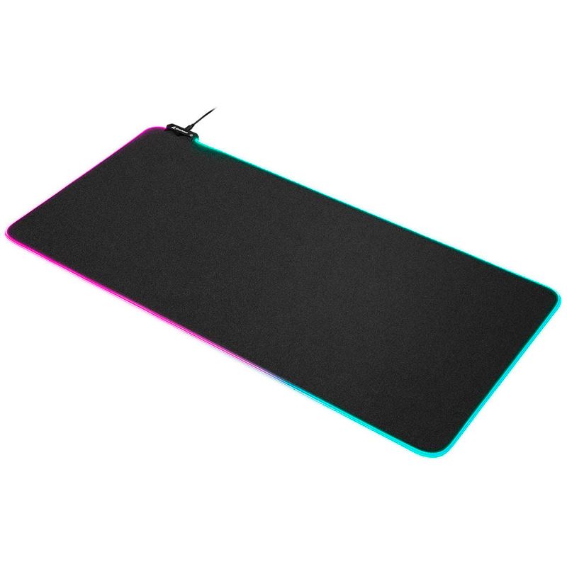 Gaming Mauspad mit Beleuchtung Sharkoon 1337 RGB V2 Gaming Mat 900 Schwarz (90 x 42,5 cm)