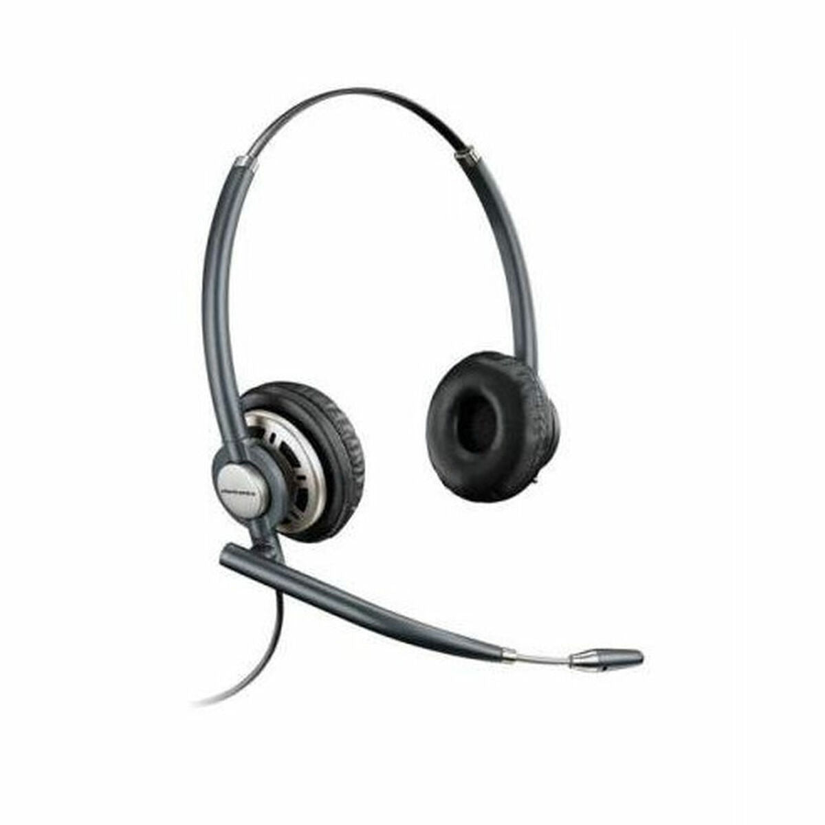 Headphones with microphone poly