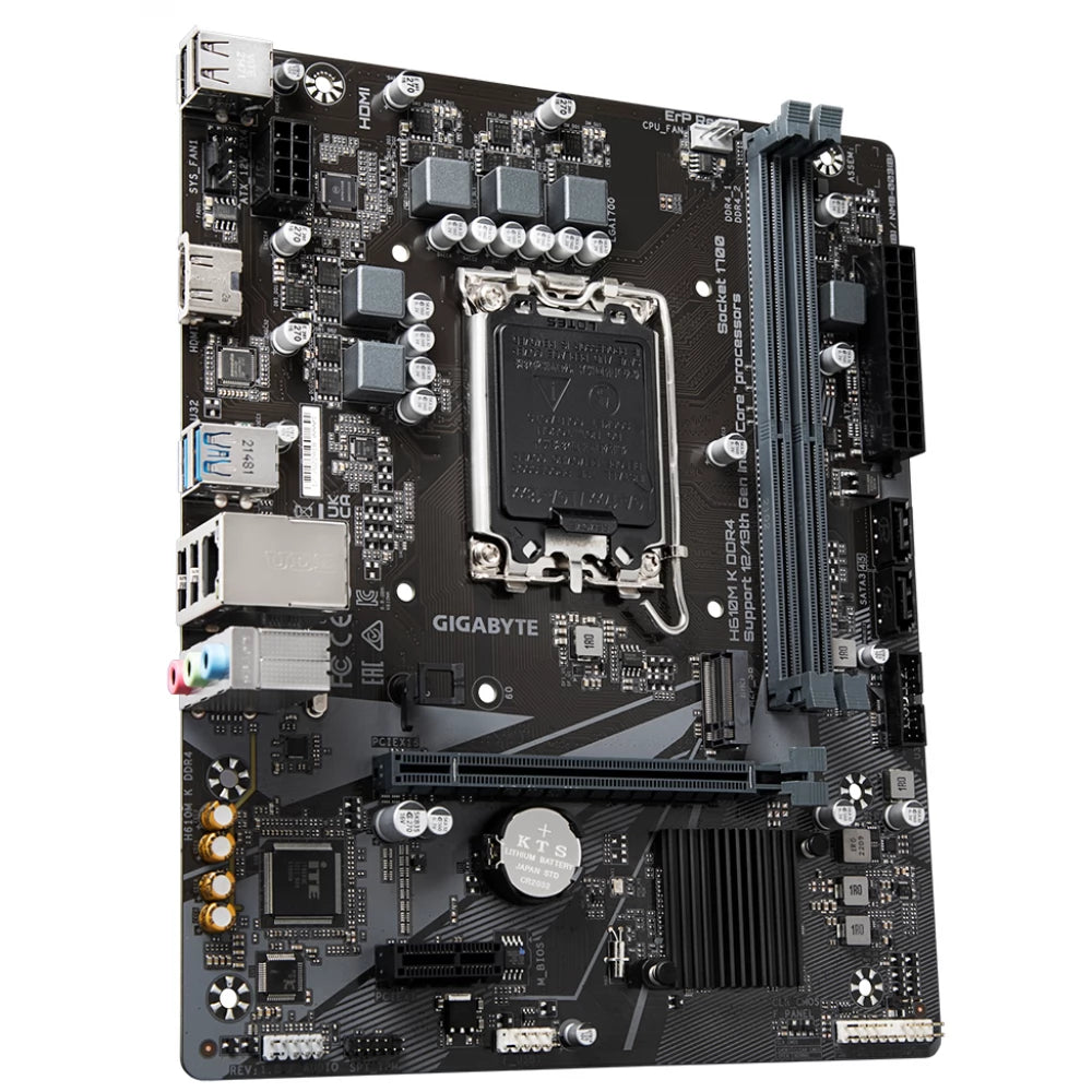 Sockel 1700 Mainboard/Motherboard Gigabyte H610M K DDR4 1.0 LGA1700