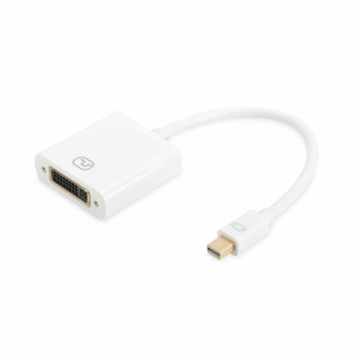 Adapter Mini DisplayPort to DVI Digitus AK-340406-001-W White Black