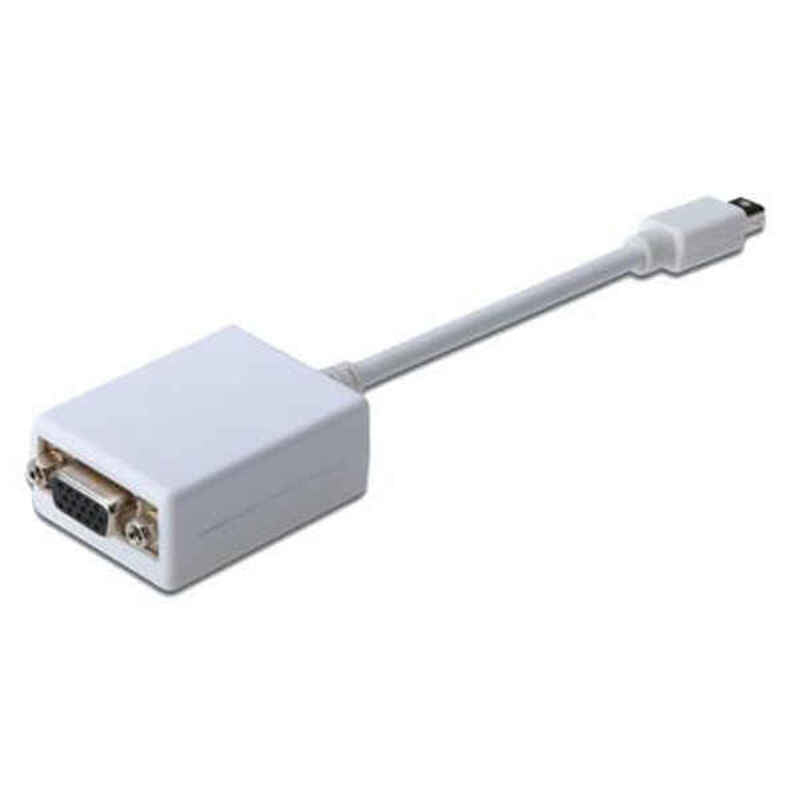 Adapter Mini DisplayPort to VGA Digitus AK-340407-001-W White