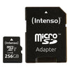 Micro SD memory card with adapter INTENSO 3423492 256 GB Black