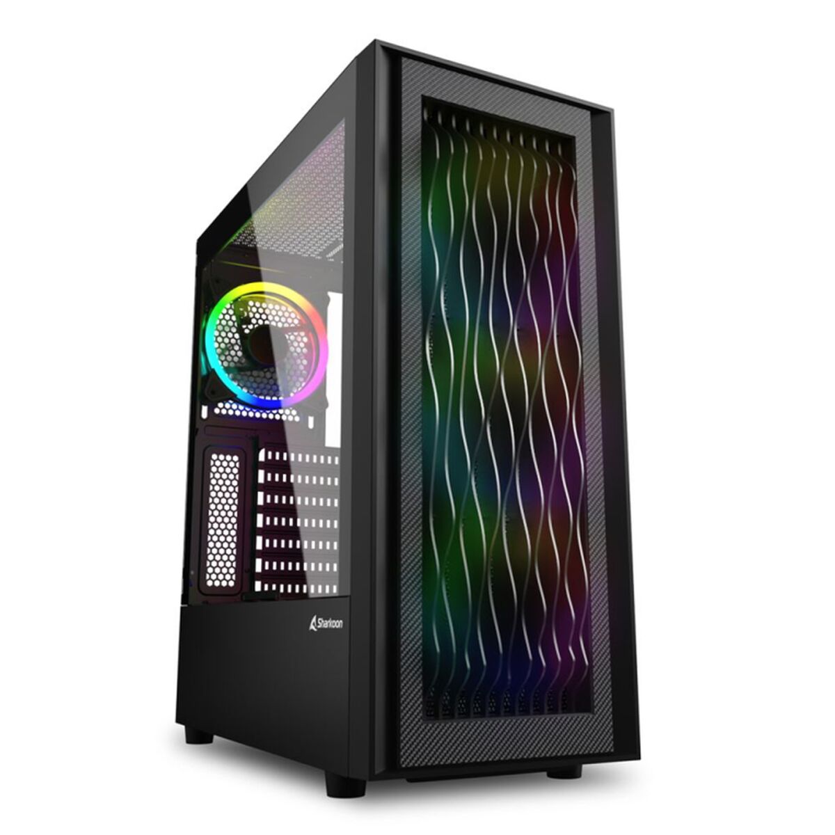 ATX semi-tower computer Sharkoon RGB Wave