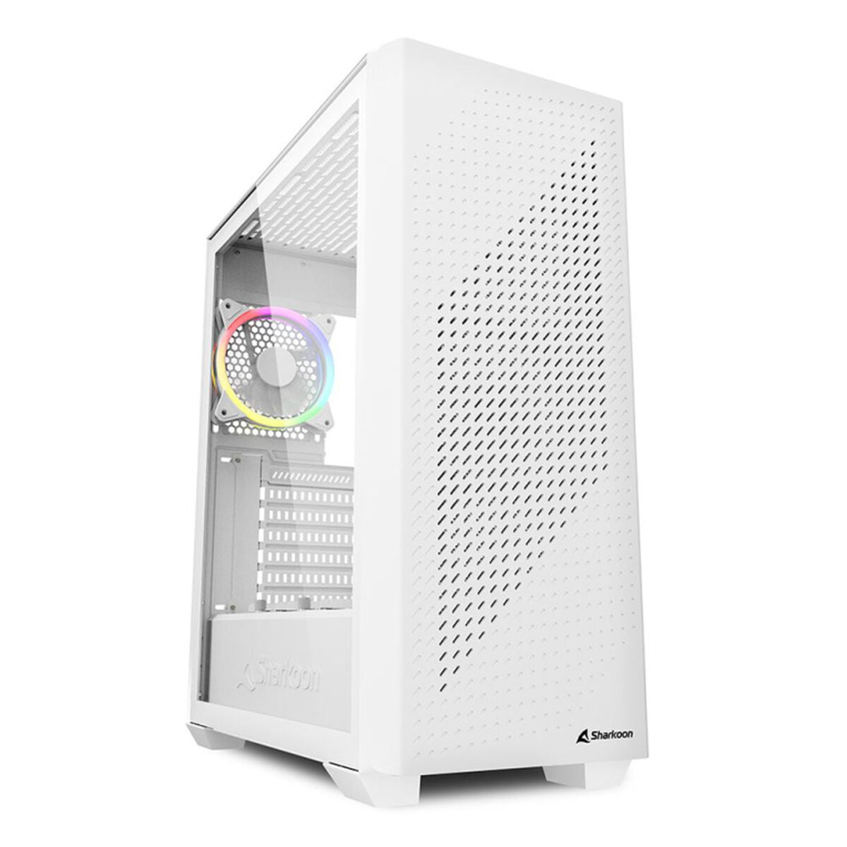 ATX semi-tower case Sharkoon VS9 RGB white