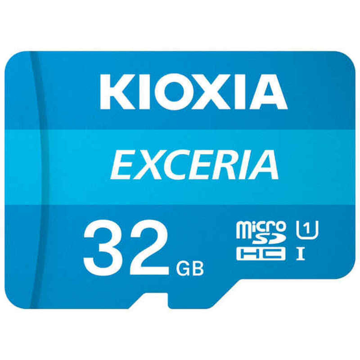 Micro SD memory card with adapter Kioxia Exceria UHS-I class 10 blue