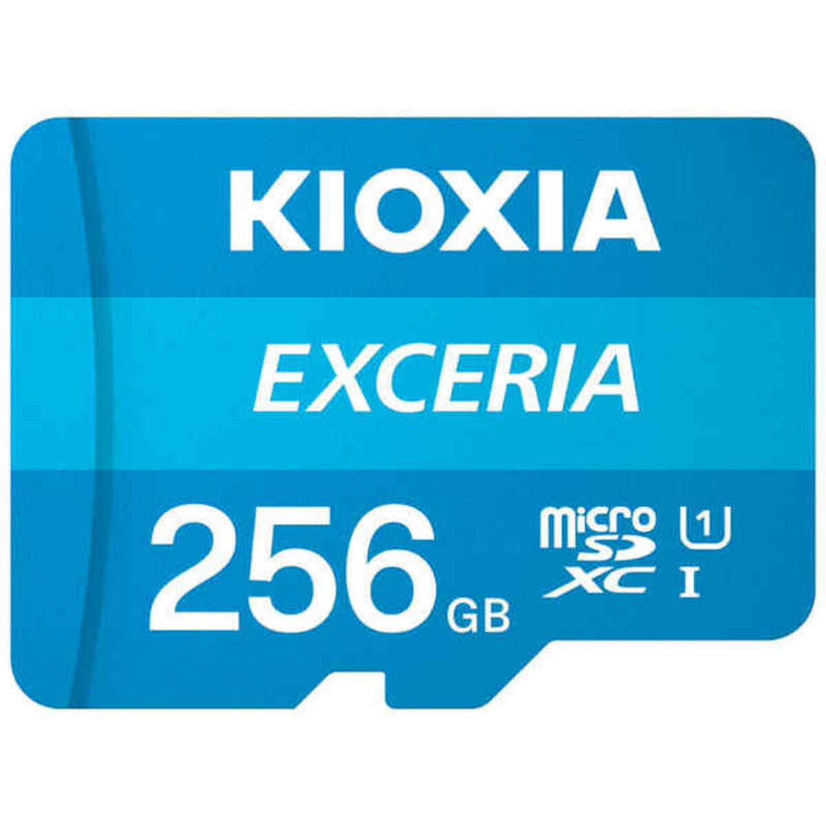 Micro SD memory card with adapter Kioxia Exceria UHS-I class 10 blue