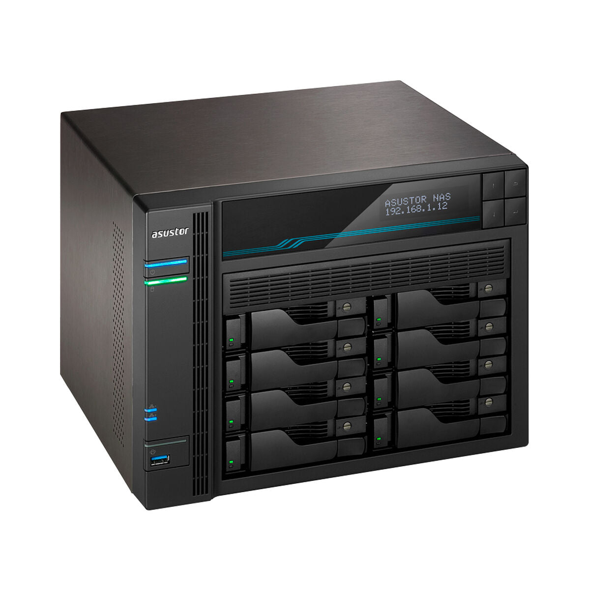 NAS Network Storage Asustor AS6508T Black Intel Atom C3538