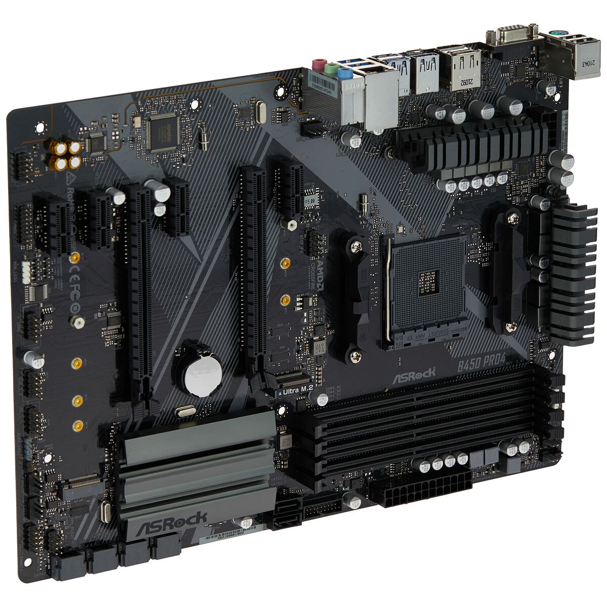 Motherboard ASRock B450 Pro4 R2.0 AMD B450 AMD AMD AM4