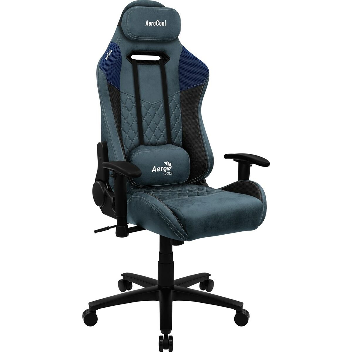 Gaming-Stuhl Aerocool DUKE AeroSuede 180º Blau Schwarz/Blau