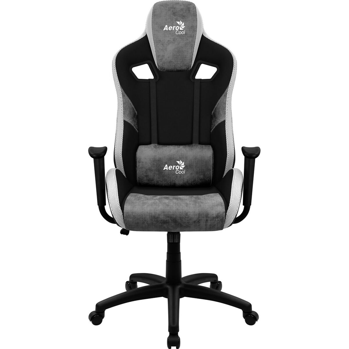 Gaming-Stuhl Aerocool COUNT AeroSuede 180º Schwarz Grau