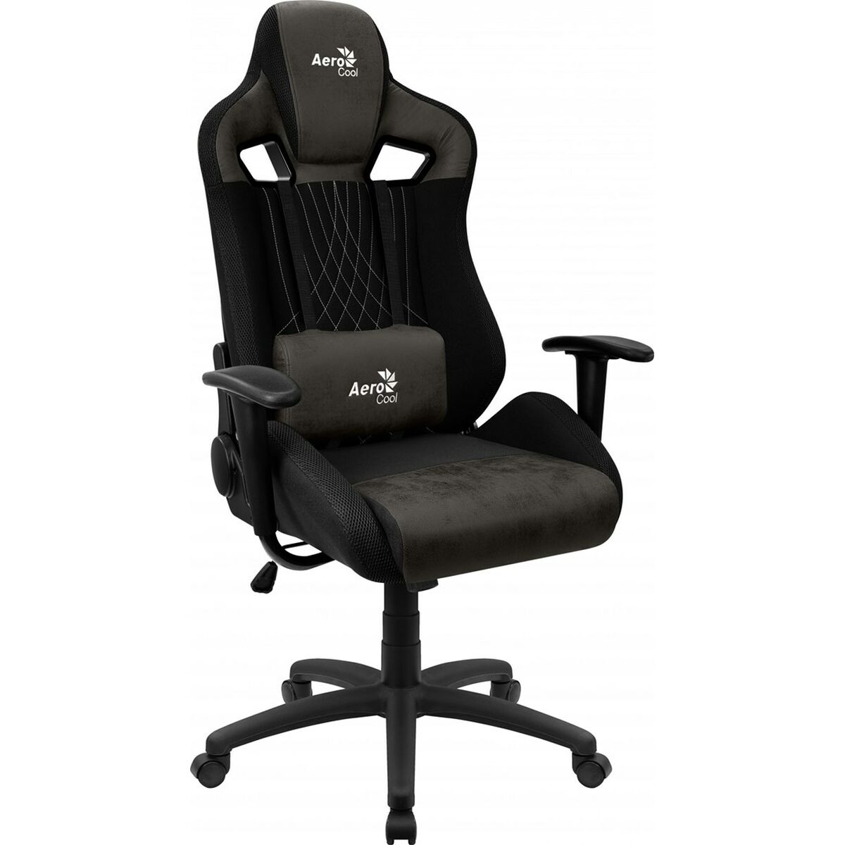 Gaming chair Aerocool EARL AeroSuede 180º Black