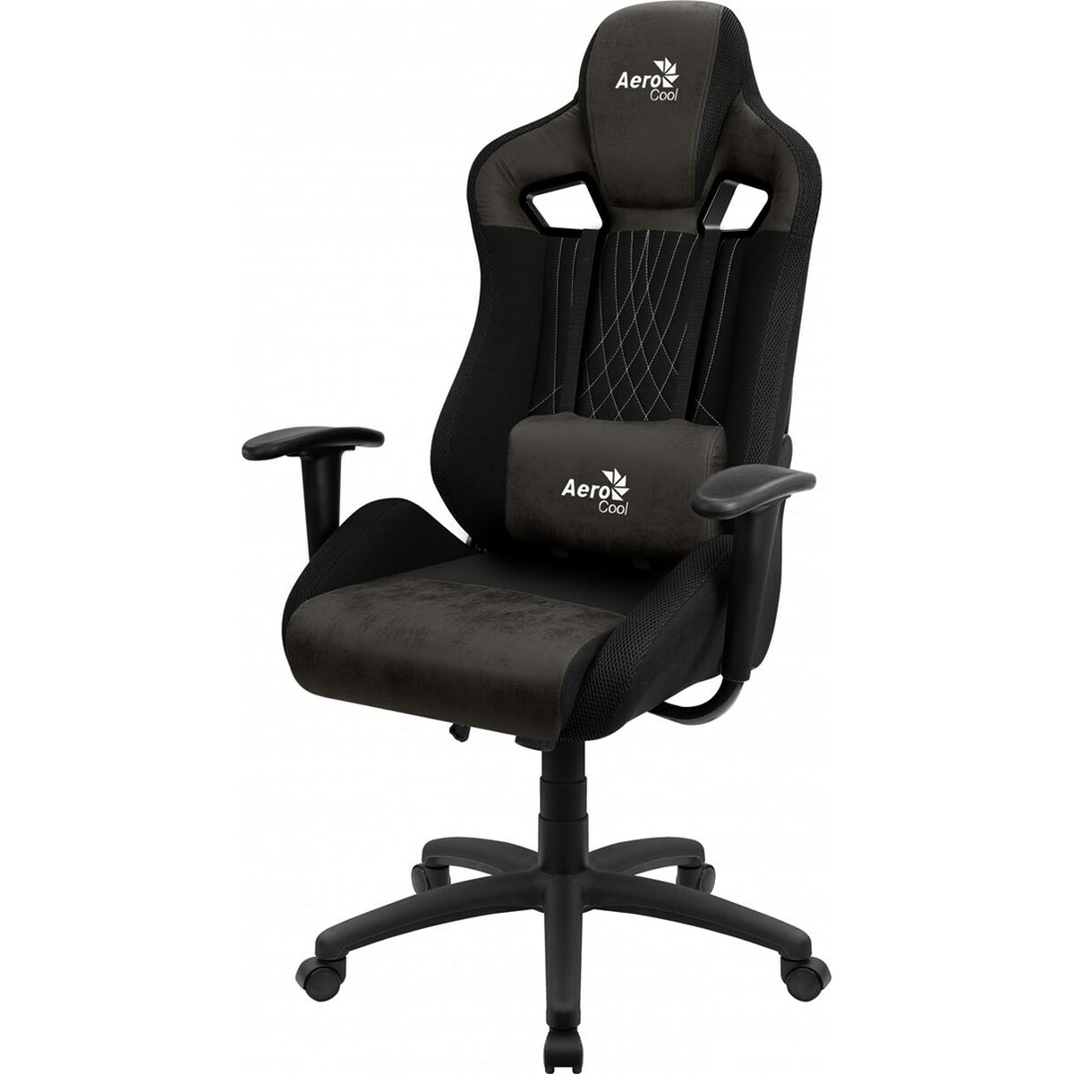 Gaming chair Aerocool EARL AeroSuede 180º Black