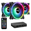 Box fan Aerocool Duo 12 Pro ARGB Ø 12 cm (3 pieces)