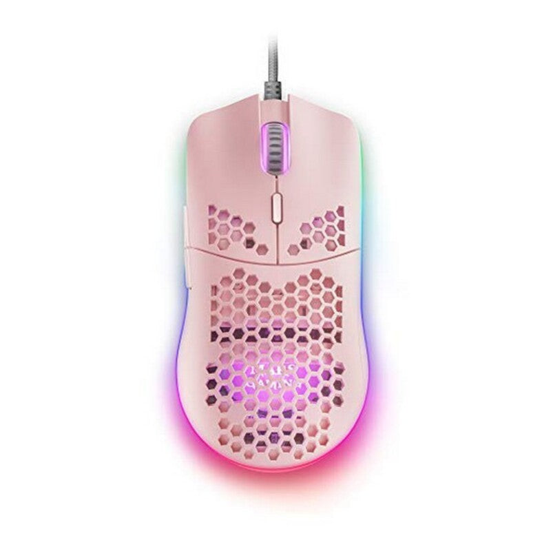 LED gaming mouse with lighting Mars Gaming MMAX RGB Black or Pink 12400 DPI