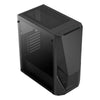 ATX Semi-Tower Gehäuse Aerocool PGS Zauron FRGB-G-BK-V1 Schwarz