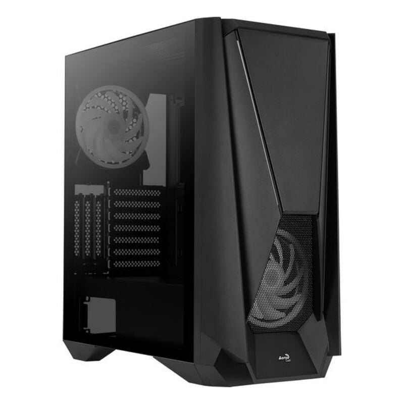 ATX semi-tower case Aerocool VISORBK LED RGB Black