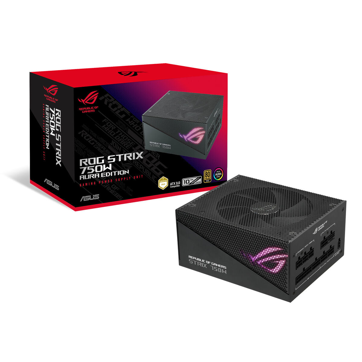 Stromquelle Asus ROG Strix 750 W 80 Plus Gold Modular ATX