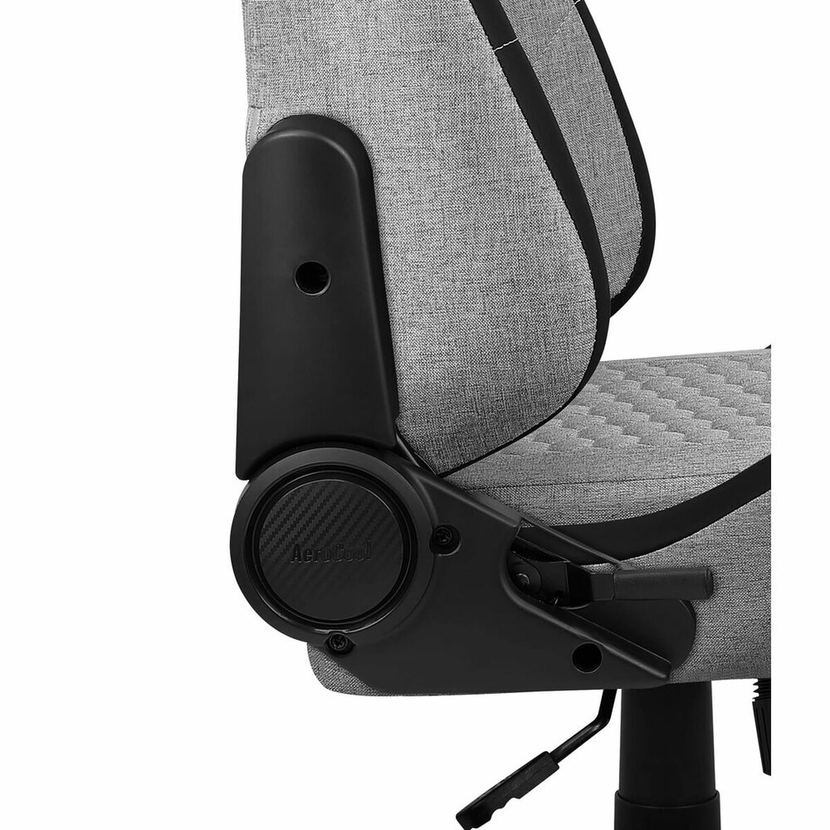 Gaming chair Aerocool AEROCROWN-ASH-GREY Gray Black