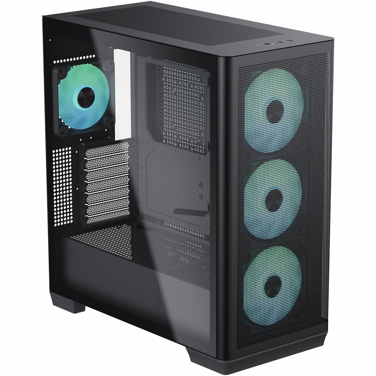 ATX semi-tower case Aerocool APNX-C1-BK-V1-ARGB