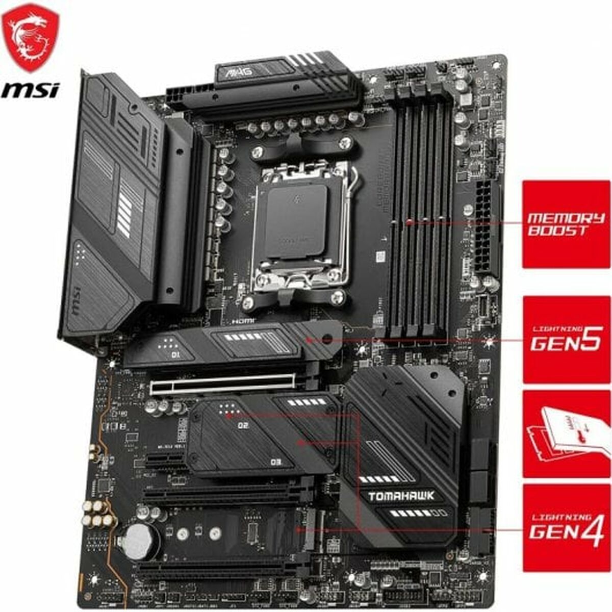 Motherboard MSI MAG X670E TOMAHAWK WIFI AMD AM5 AMD X670 AMD