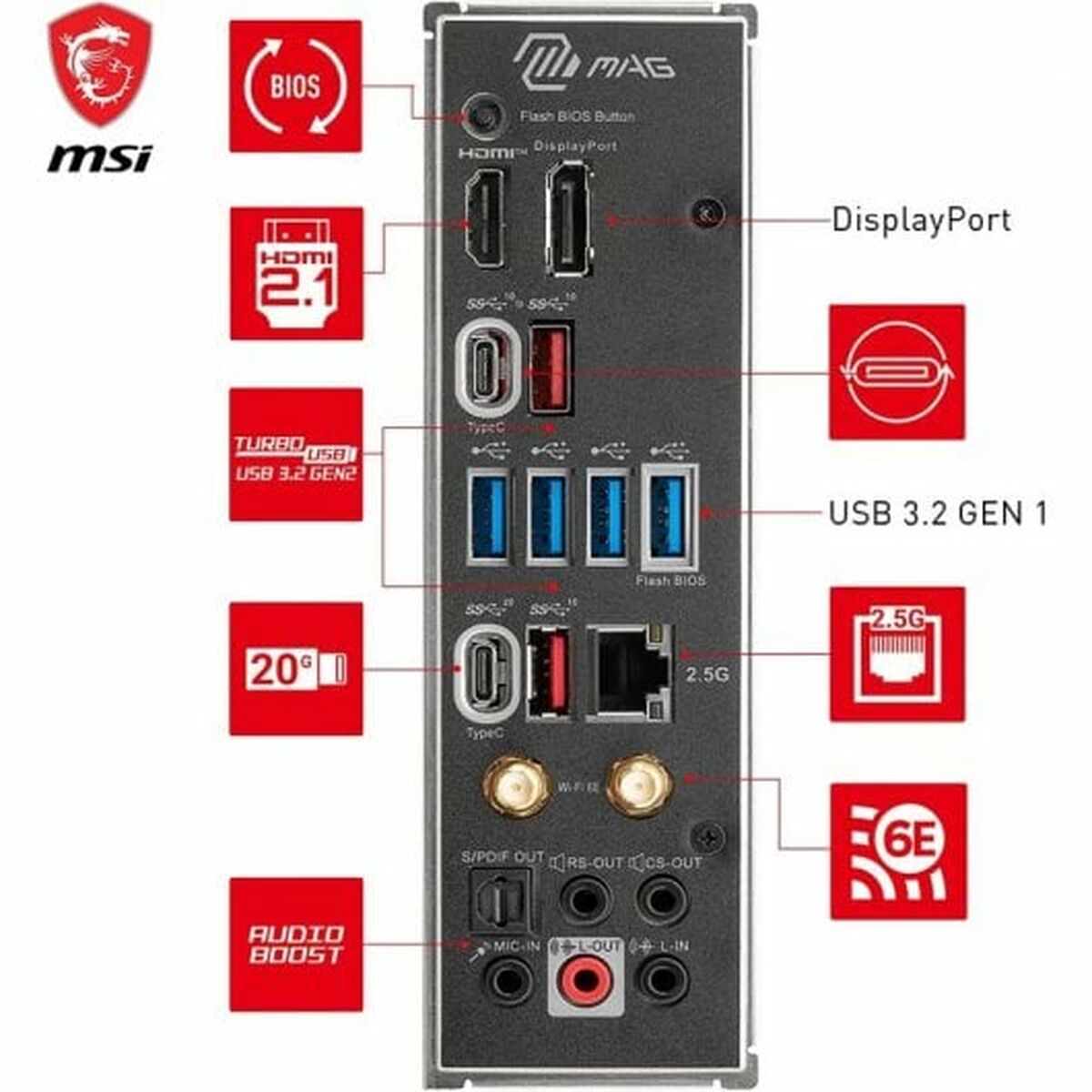 Motherboard MSI MAG X670E TOMAHAWK WIFI AMD AM5 AMD X670 AMD