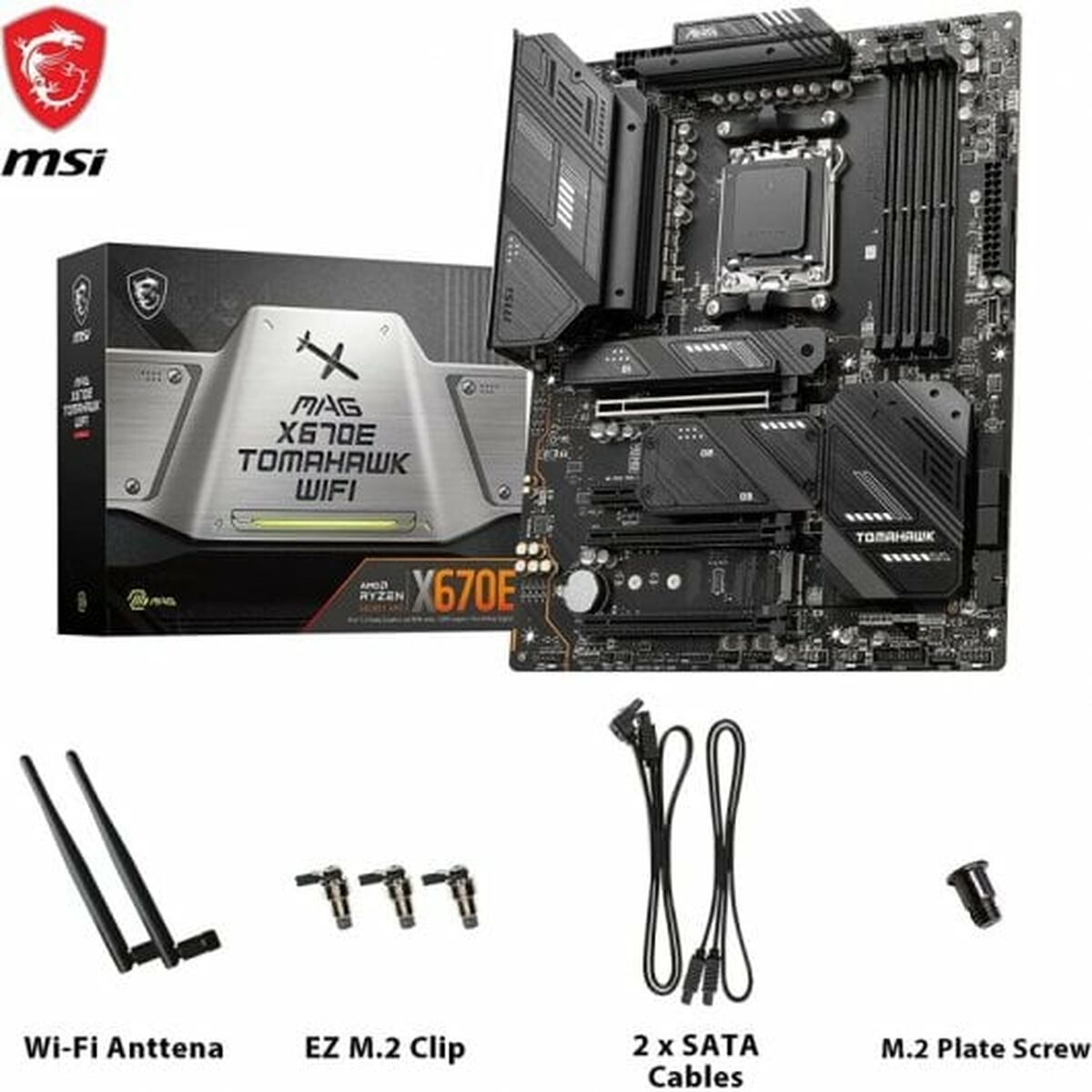 Motherboard MSI MAG X670E TOMAHAWK WIFI AMD AM5 AMD X670 AMD