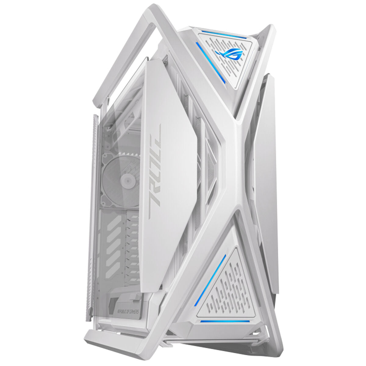 ATX semi-tower case Asus GR701 ROG white colorful