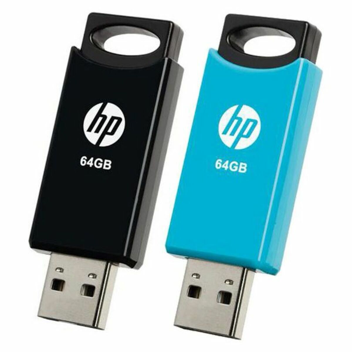 USB Pendrive HP 212 USB 2.0 Blue/Black (2 uds)