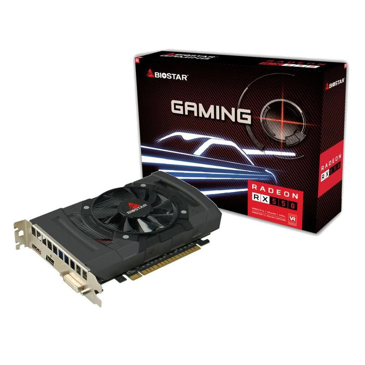 Graphics card Biostar Radeon RX550 4GB GDDR5 4GB