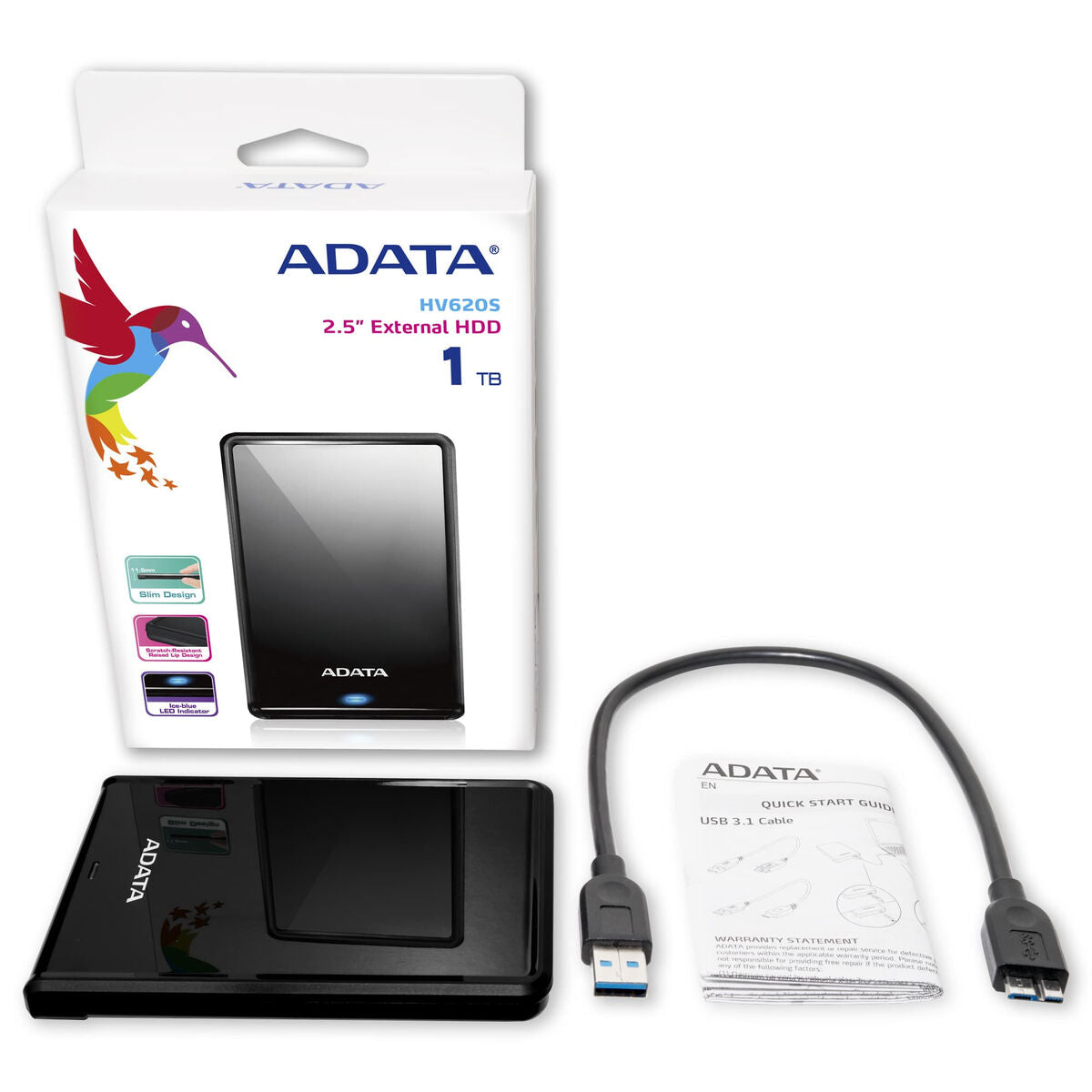 Externe Festplatte Adata HV620S 1 TB HDD