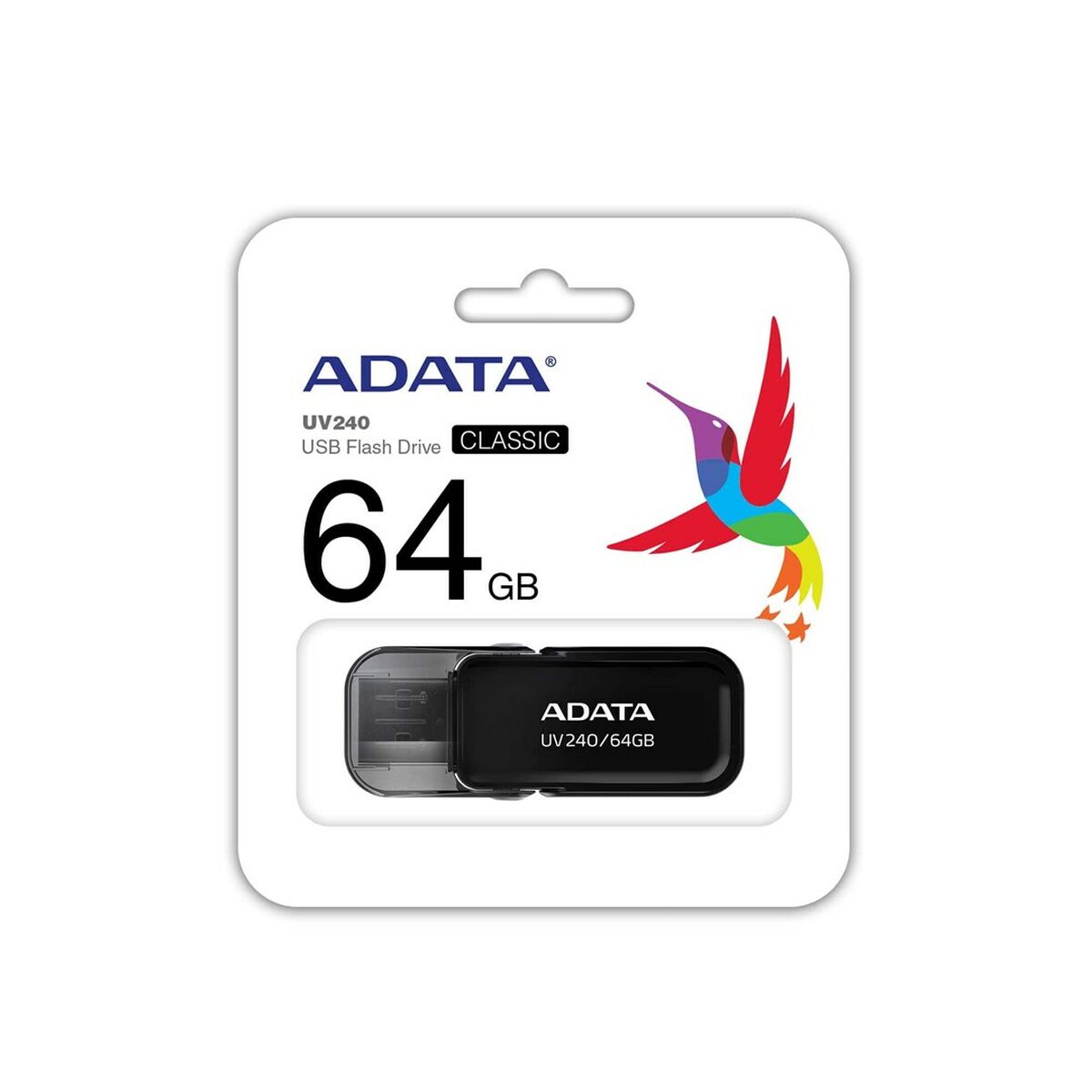 USB Pendrive Adata UV240 Schwarz 64 GB