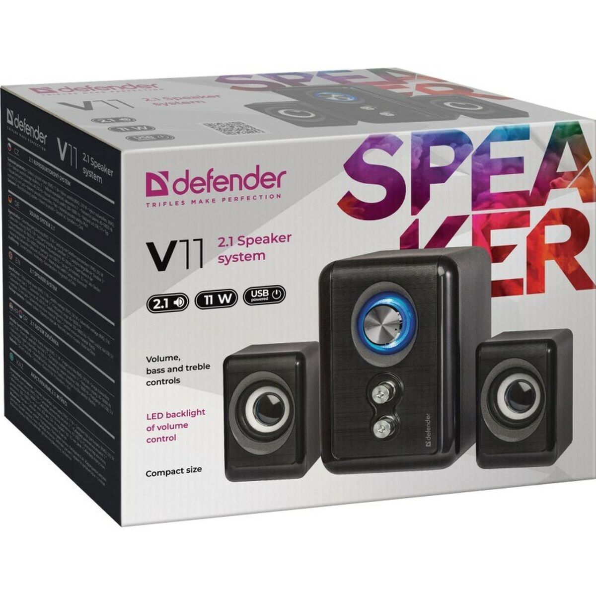 Laptop speakers Defender V11 Black