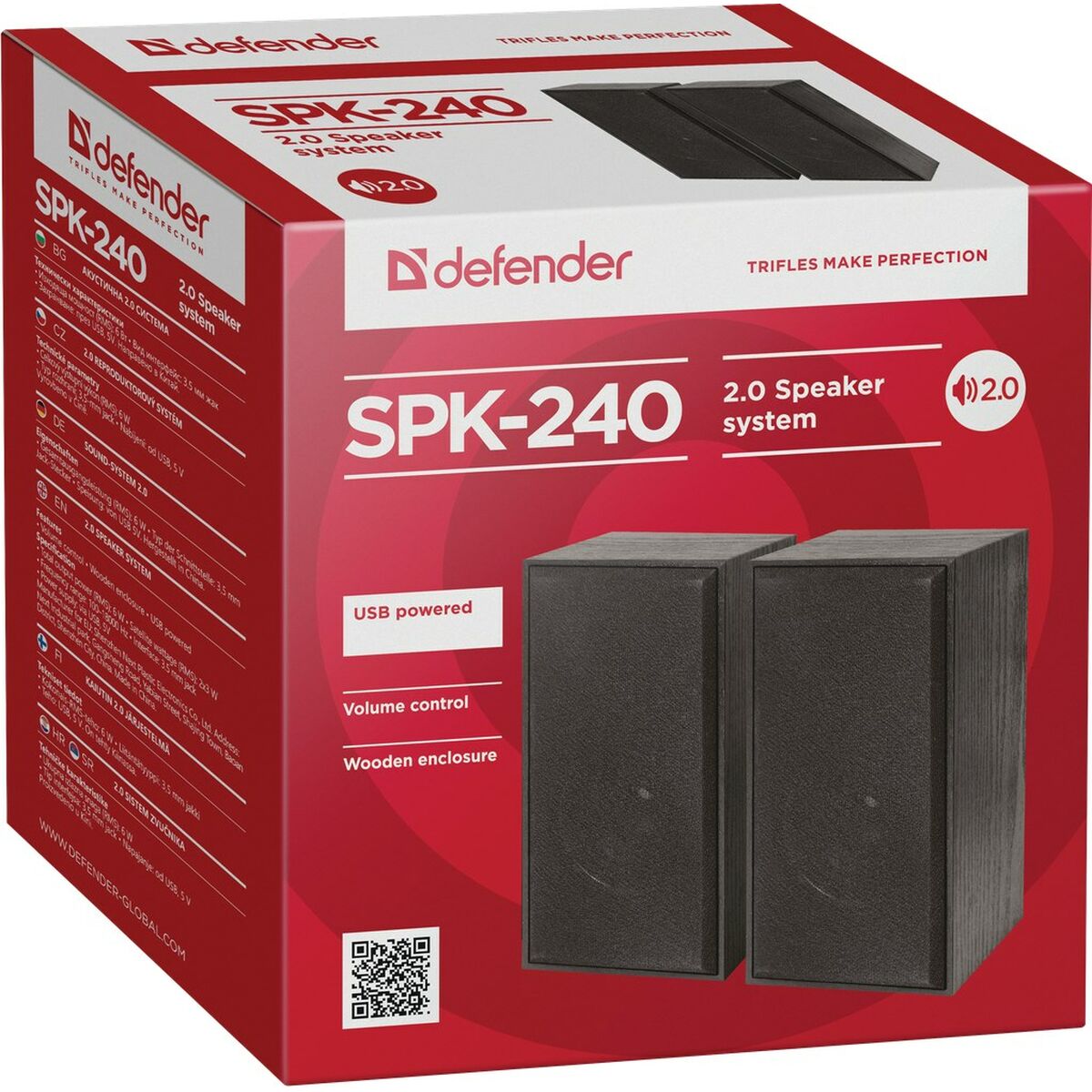 Laptop speakers Defender SPK-240 Black