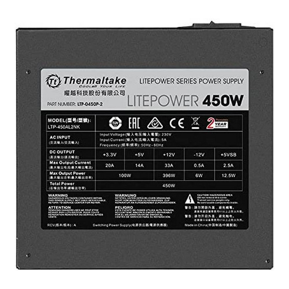 Power source THERMALTAKE LTP-0450P-2 ATX 450W 6W