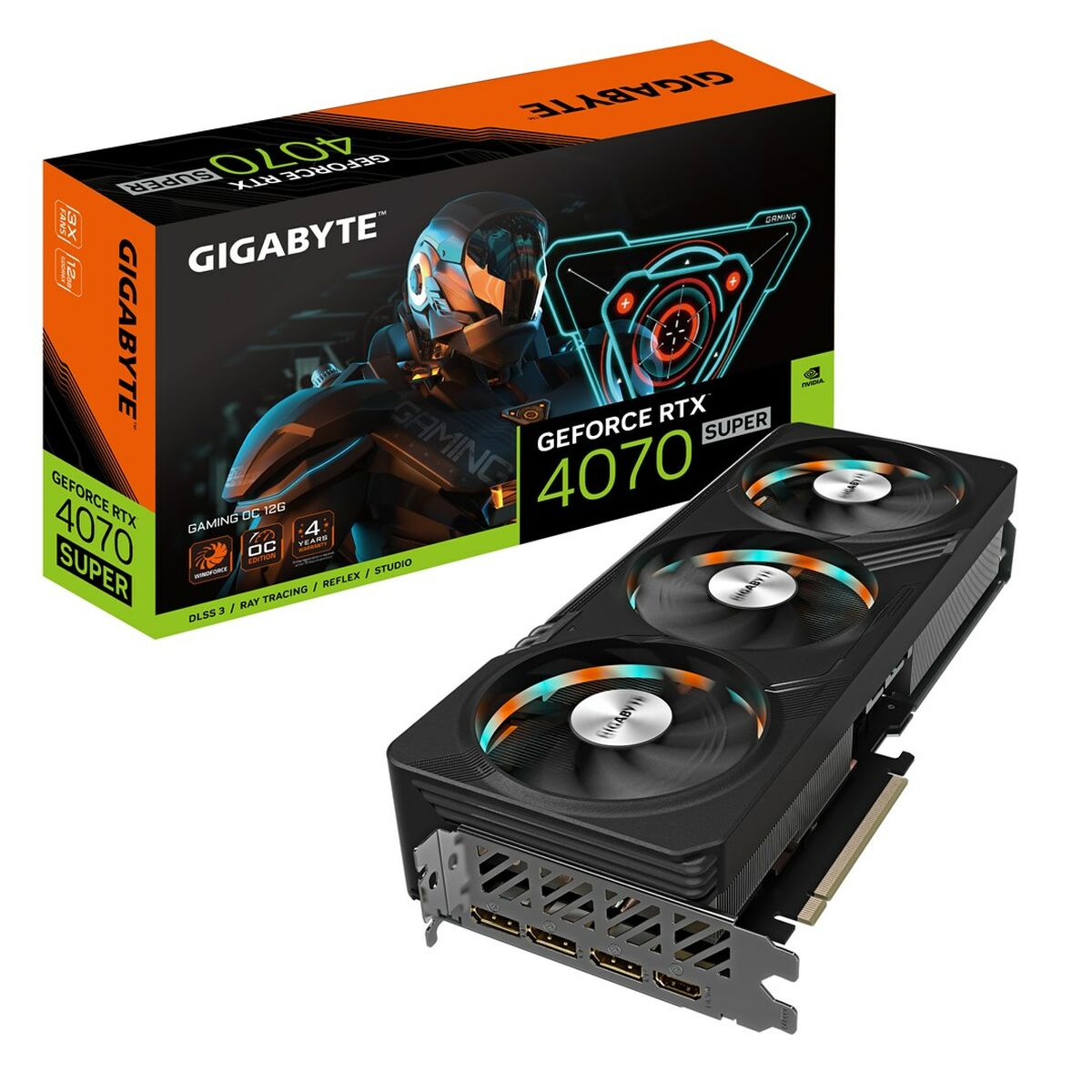 Grafikkarte Gigabyte GV-N407SGAMING OC-12GD GEFORCE RTX 4070 12 GB GDDR6X