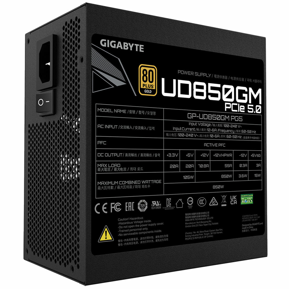 Stromquelle Gigabyte GP-UD850GM PG5W