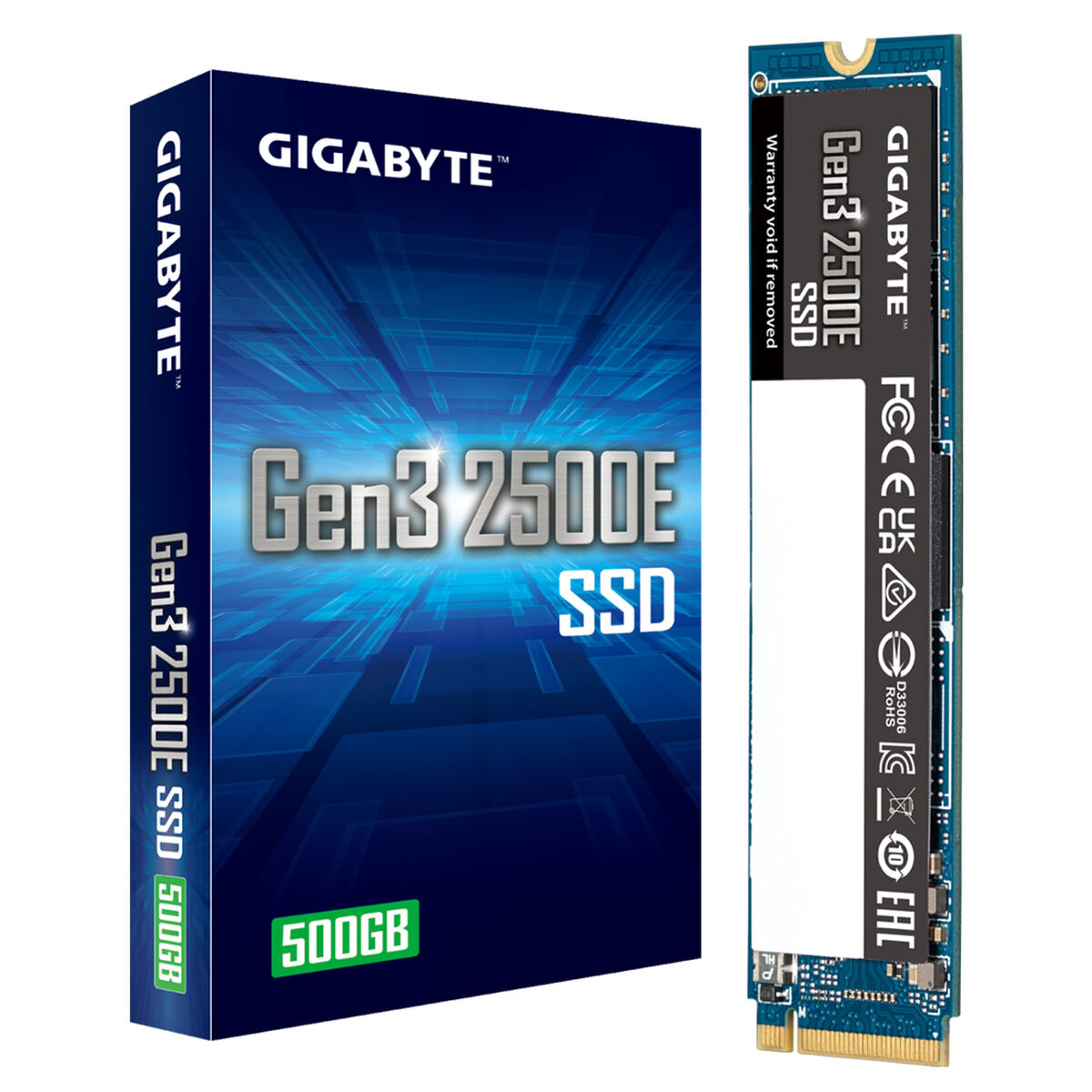 Hard drive Gigabyte Gen3 2500E SSD 500GB