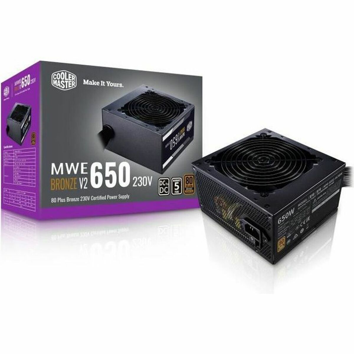 Power source Cooler Master MPE-6501-ACABW-BEU ATX 650 W 80 Plus Bronze