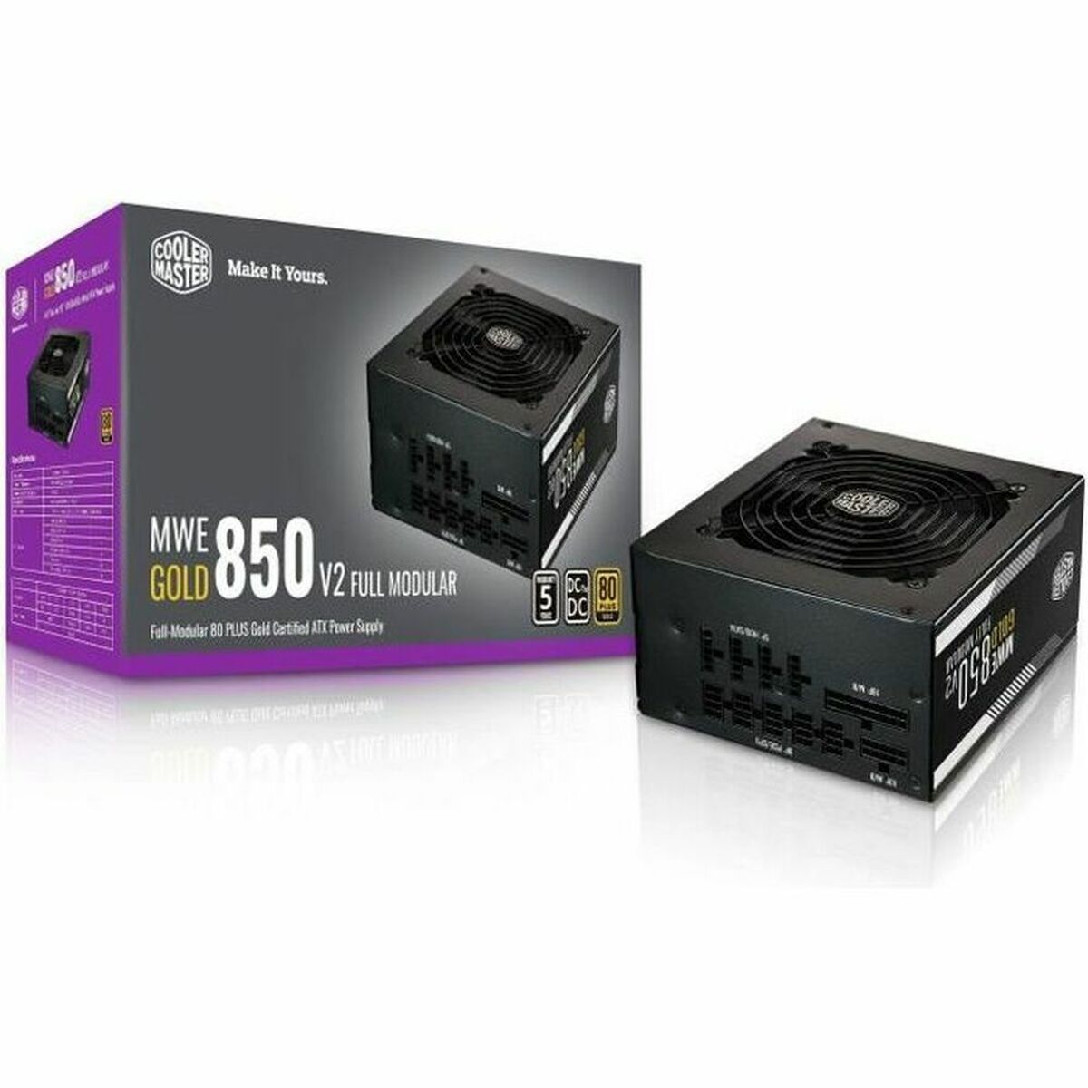 Power source Cooler Master MPE-8501-AFAAG-EU ATX 850 W 80 Plus Gold