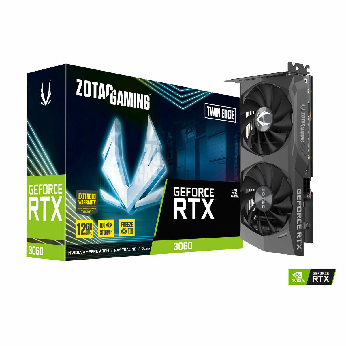 Graphics card Zotac RTX 4060 12GB GDDR6 GeForce RTX 3060