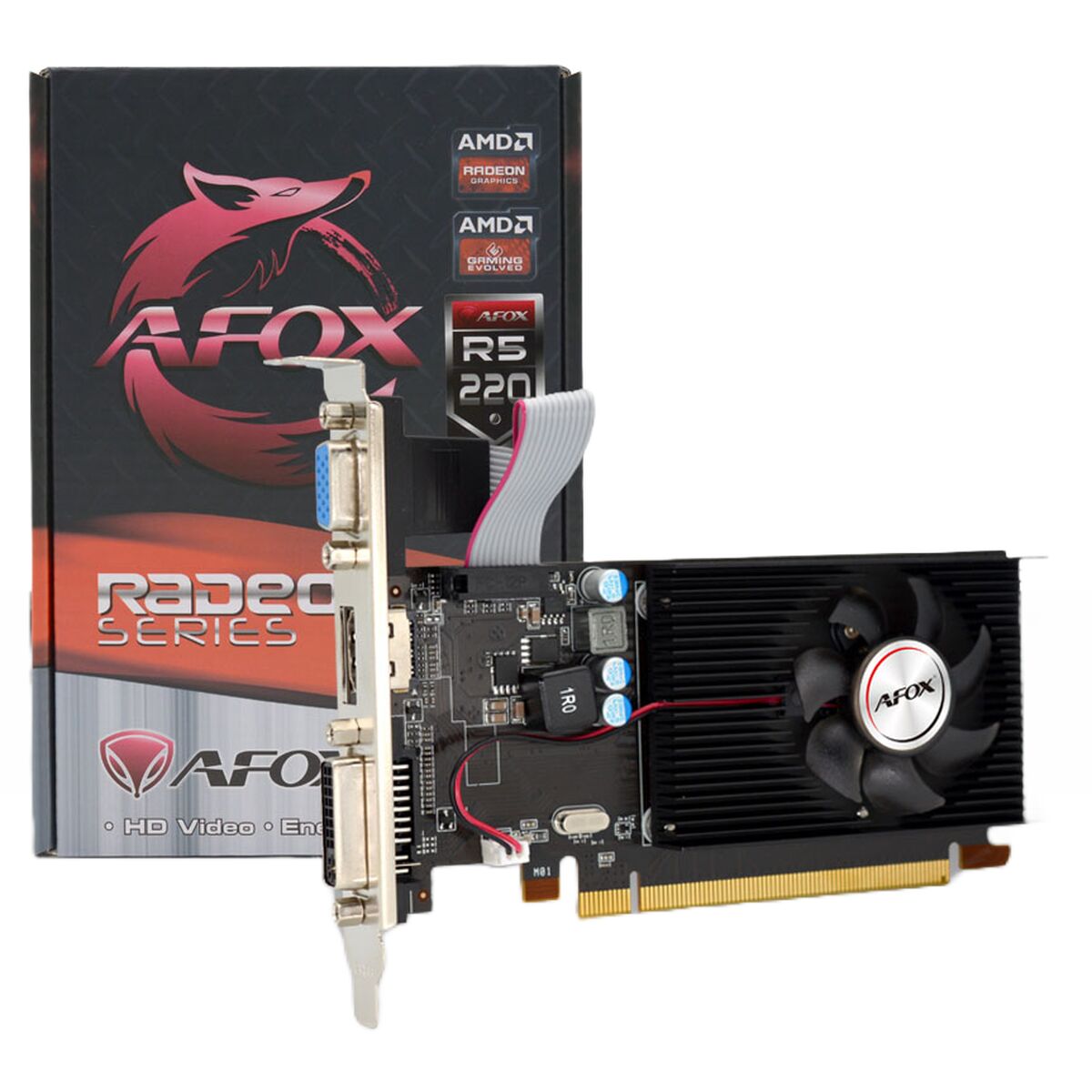 Graphics card Afox AFR5220-1024D3L5 1GB GDDR3 AMD