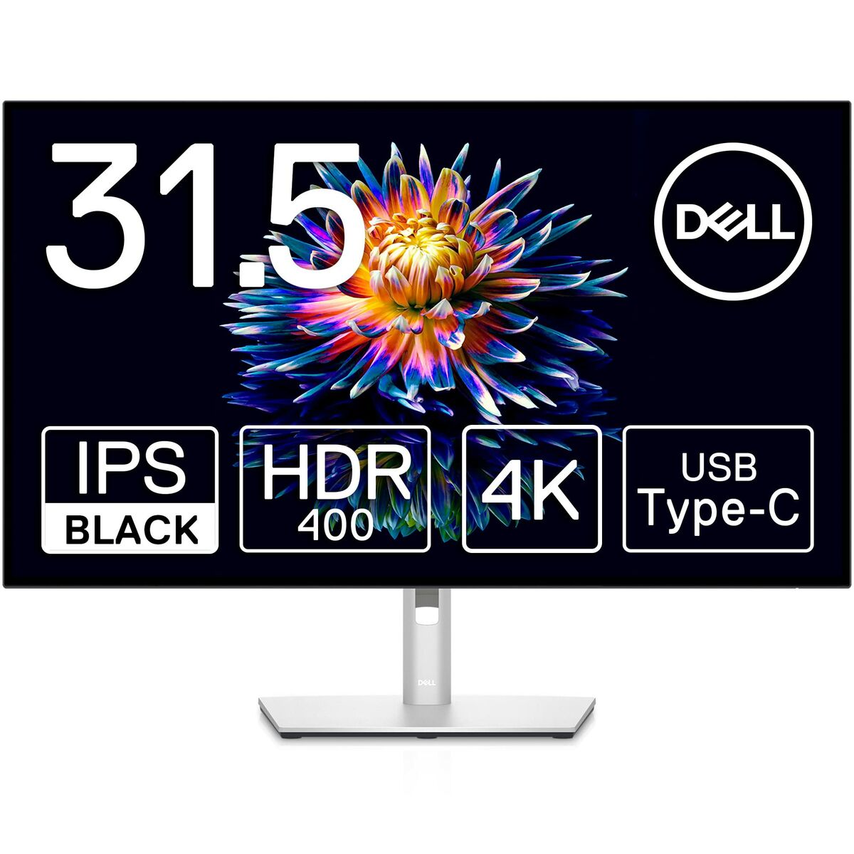 4K Ultra HD Grafik Monitor Dell U3223QE 32" IPS Silber