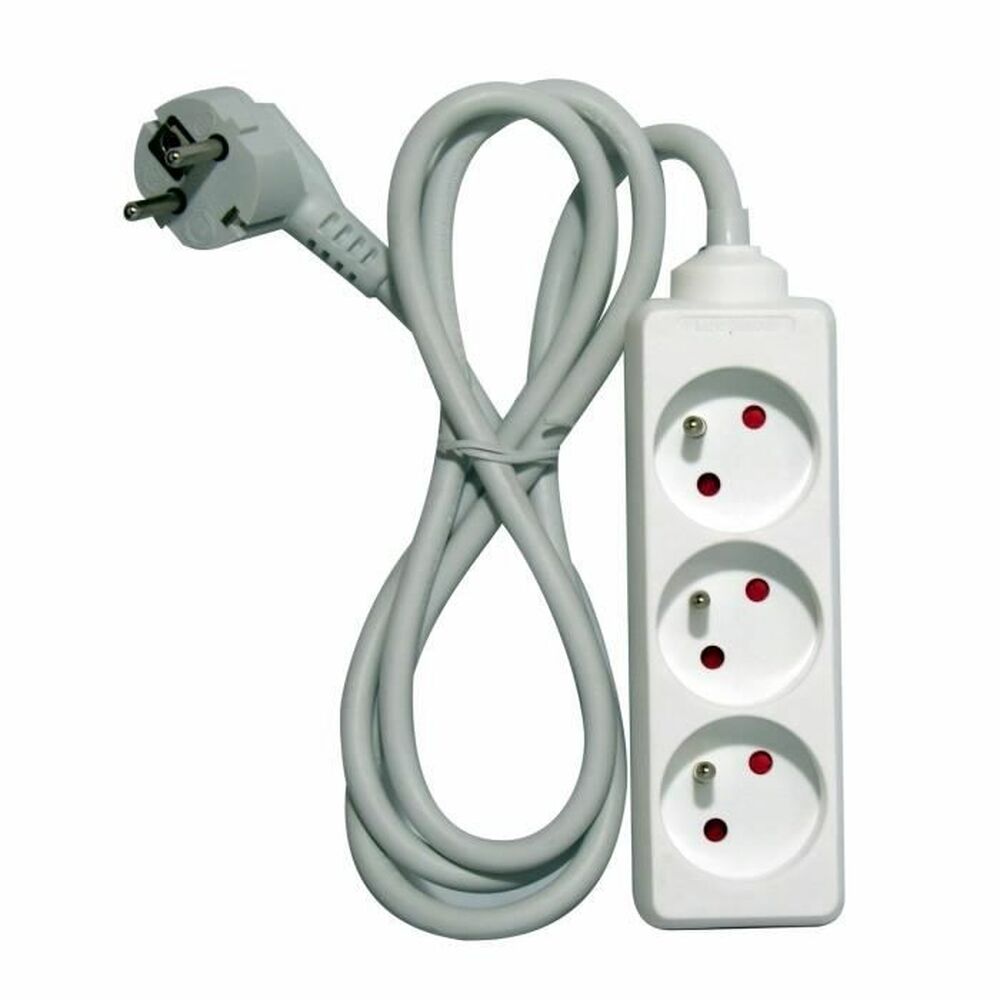 Socket strip with 3 sockets without switch Chacon (1.5 m)